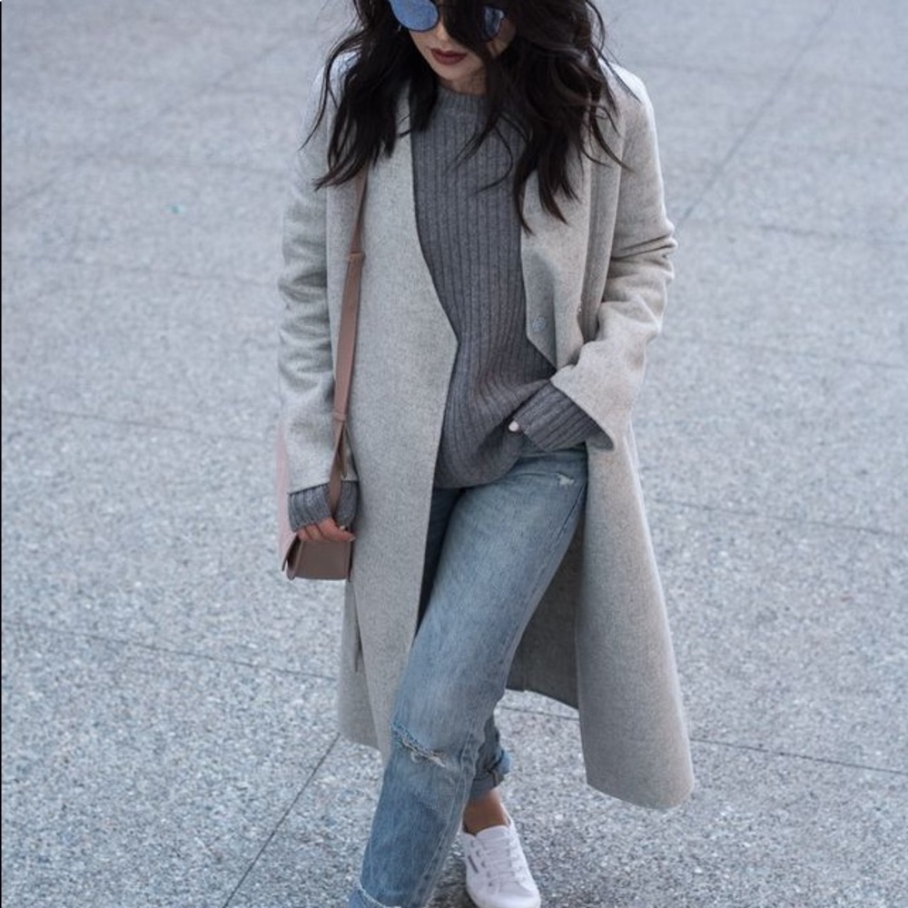 Oak and fort wool coat